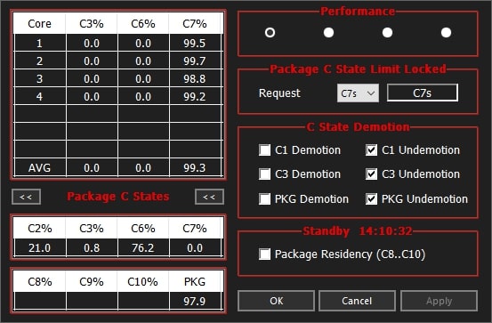 CPU C State Capability?