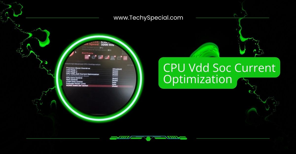 CPU Vdd Soc Current Optimization