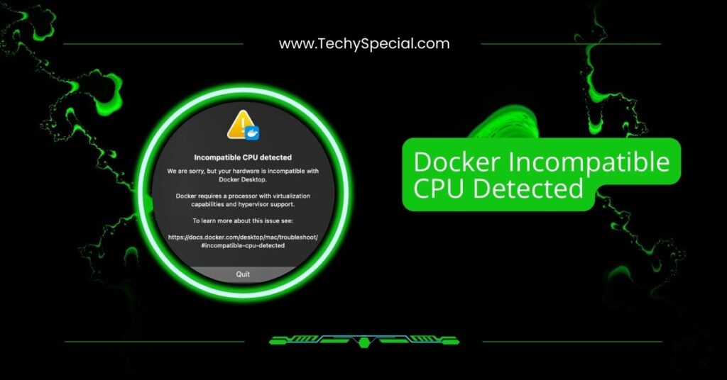 Docker Incompatible CPU Detected