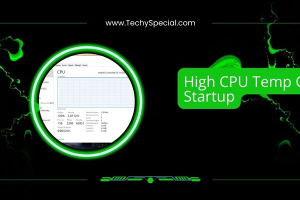 High CPU Temp On Startup