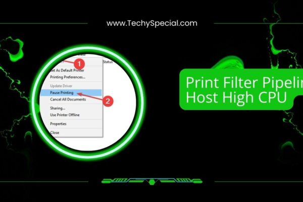 Print Filter Pipeline Host High CPU