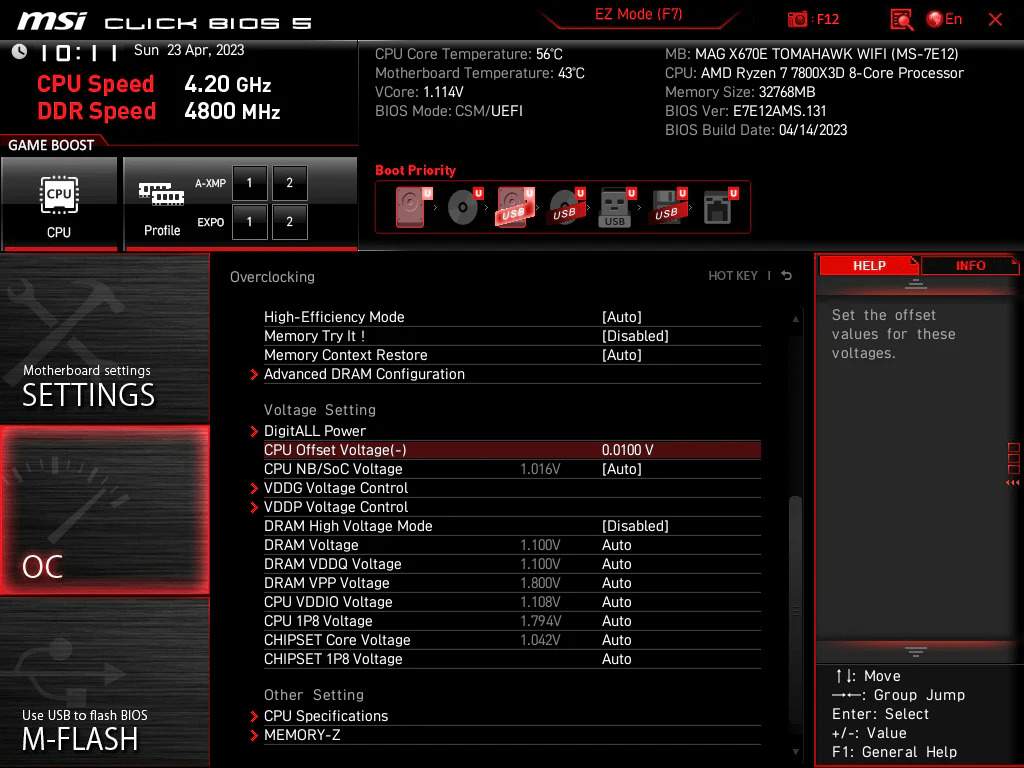 Understanding CPU Vdd Soc Current Optimization