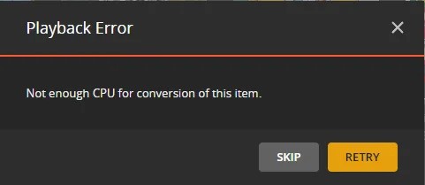 What Causes the "Not Enough CPU for Conversion of This Item" Error?