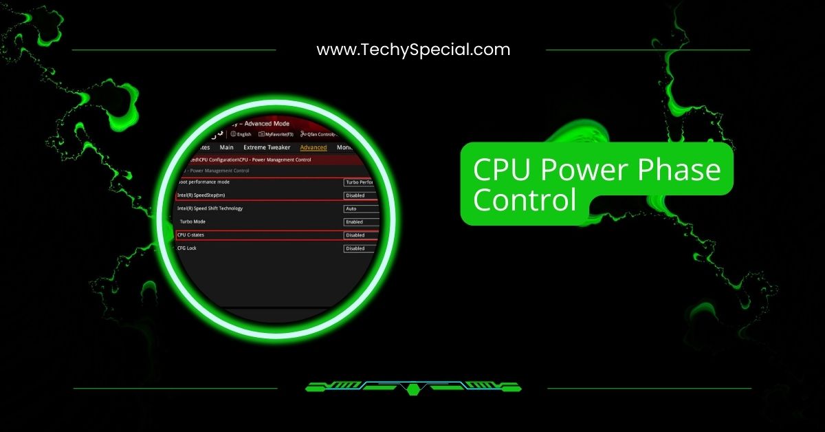 CPU Power Phase Control